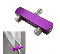 Buse de lavage de véhicule double mode corps en métal haute pression | Passez au jet pour la brume, élimine la saleté tenace, sans danger pour la peinture, idéal pour les roues et les grilles