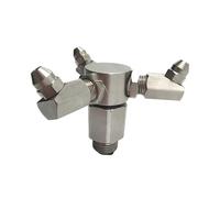 Buse de lavage de voiture rotative automatique SS304, buse de nettoyage à 360 degrés, Machine à laver à haute pression, buse de pulvérisation de poussière industrielle(1of 2 Four-head R)