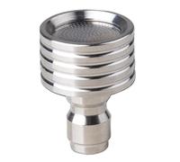 Buse de Lavage pour Nettoyeur Pression Acier Inoxydable Connecteur Rapide Multifonction Convient Au Lavage Voiture Arrosage Plante Nettoyage, Trou en S 0.5 mm