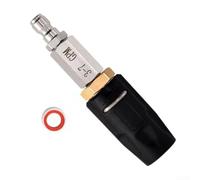 Buse de lavage réglable en aval doux, avec savon rotatif de 0 à 60 degrés, embout de pulvérisation, connexion rapide de 6,35 mm, pour nettoyeur haute pression, injecteur basse pression