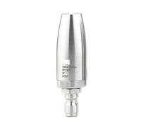 Buse de Lavage Turbo en Acier Inoxydable, Haute Pression 3600 psi/200 Bar, raccord Rapide 1/4 po, Jet Rotatif(035)