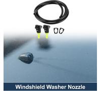 Buse De Lave-Glace Avant Avec 2 Joints, Tuyau De Liquide De 1,2 Mètre No.5303833Aa Pour Dodge Grand Caravan 2008-2020 Noir Vert