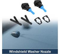 Buse De Lave-Glace Avant Avec Connecteur De Tuyau Et Joint Pour Jeep Patriot 2008-2016 En Plastique Noir Bleu