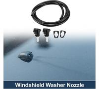 Buse De Lave-Glace Avant Avec Joint, Tuyau De Liquide N°55077460Aa Pour Dodge Grand Caravan 2008-2020 Noir Blanc