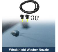 Buse De Lave-Glace Avant Avec Tuyau De Liquide De 1,2 Mètre No.5113049Aa Pour Dodge Grand Caravan 2008-2020 Noir Vert