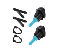 Buse de Lave-Glace pour Chrysler Town Country et Dodge Grand Caravan et Ram C/V - Gicleur d'essuie-Glace Avant - OE# 4805742AB - Plastique Noir avec 2 connecteurs en Y - 1 Jeu