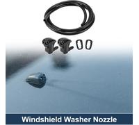 Buse De Lave-Glace Pour Pare-Brise Buse De Pulvérisation De Lave-Glace Avant Avec 2 Joints, Tuyau De Fluide De 1,2 Mètre Pour Toyota Sienna 00-2011 Noir