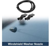 Buse De Lave-Glace Pour Pare-Brise Buse De Pulvérisation D'Essuie-Glace Avant Avec Tuyau De Liquide De 1,2 Mètre No.76810Tp6A01 Pour Honda Hr-V 16-17 Noir