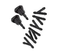 Buse de Lave-Glace pour Toyota Camry 1997-2001 Tacoma 2005-2010 Gicleur d'essuie-Glace Avant OE# 85381AA010 avec 6 connecteurs de Tuyau en Y en Plastique Noir 1 Jeu