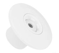Buse de massage rotative à 360 degrés pour piscine, spa, jet de massage, raccord de retour d'eau réglable pour mur, plastique blanc, 12 x 6,5 cm, facile à installer, design pièce de rechange
