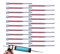 Buse de mélange pour époxy - Cartouche de 20 tubes en résine - Buse pour mélanger les adhésifs - pour réparer les fissures dans le béton et renforcer les structures de construction