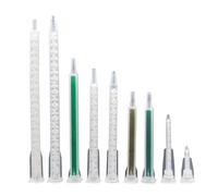 Buse de mélange pour époxy Lot de 50 buses de mélange statiques for époxy, adhésifs, résine AB, colles, tubes de mélange(FMA6-16L green 50Pcs)