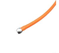 Buse de mousse à gravité pour lance - Tube pulvérisateur de savon en silicone avec construction en acier inoxydable pour nettoyeur haute pression, compatible avec les flacons pulvérisateurs de mousse