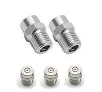 Buse de nettoyage, buse d'angle pulvérisation, haute pression, nettoyeur surface 0/15/25/40 degrés, acier inoxydable, 4500 psi, 1/4" mâle non verbal, filetée(25° Spray hole diameter 0.977mm(0.038in))