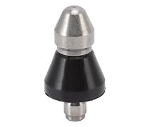 Buse de nettoyage de canalisations d'égouts, buse de jet haute pression en acier inoxydable pour débouchage de canalisations, accessoires de nettoyage professionnels par