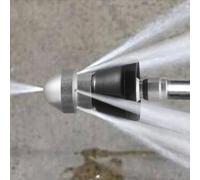 Buse de nettoyage de canalisations haute pression de 10,2 cm, 5000 psi, outil de nettoyage de tuyaux d'égout en acier inoxydable pour canalisations bloquées