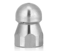 Buse de nettoyage haute pression 3/8 in acier inoxydable - Buse d'égout drain rondelle pour tuyau d'arrosage jardin et égouttoir