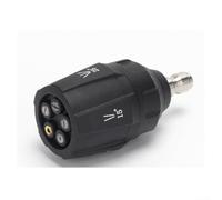 Buse de nettoyage haute pression 5 en 1 pour nettoyeurs haute pression avec modes de pulvérisation rotatifs réglables et 1 connecteur à déconnexion rapide de 10,2 cm