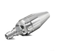 Buse de nettoyage haute pression avec construction en acier inoxydable et jet rotatif de turbine lotus pour enlever efficacement la saleté et la crasse de plusieurs surfaces extérieures
