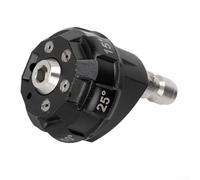 Buse de nettoyeur haute pression 6 en 1 4500 psi - Embouts de pulvérisation réglables pour Karcher - Nettoyage de voiture, terrasse, clôture - Connexion rapide - Laiton