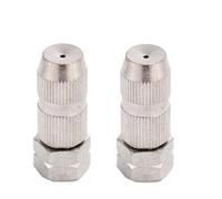 Buse de nettoyeur haute pression, buse réglable en laiton 1,5 mm M14 x, avec joint torique, lot 2 à 10 tailles différentes(Directly Spray Silver,2pc)