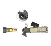 Buse de nettoyeur haute pression en acier inoxydable 6,35 mm à connexion rapide compatible avec type A, type B, type D, AR, Dawoo, pointes de pulvérisation jusqu'à 160 bar pour Karcher, Bosch, Nilfisk