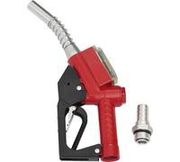 Buse de pistolet à huile en alliage d'aluminium, indicateur électronique, cadenas automatique, rouge