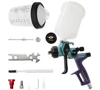 Buse de pistolet de pulvérisation 1.3 et 1.8mm, avec réservoir de mélange 400CC et adaptateur, pistolet de peinture de voiture, pulvérisateur de peinture de vernis HVLP 4000B, pistolet de HVLP