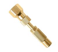 Buse de pneu - Adaptateur de valve | Connecteur de gonflage de pneu 1/4 pour pneus de vélo, 2 en 1 universel, style américain et français, type à vis filetée, léger