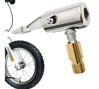 Buse de pneu de voiture - Raccord de valve - Pointe de gonflage - Fixation portable de la pompe à pneu avec clip sûr - Raccord rapide du gonflage des pneus de voiture (2,04 x 1,96 Z)