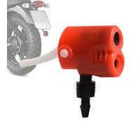 Buse de pompe à air, buse de pompe à air, buse de gonflage à double usage - Pièces de pompe universelles antirouille Buse à air Ball Moto Voiture Vélo