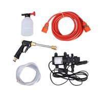 Buse de pression pour tuyau d'arrosage - Pistolet d'arrosage en TPU haute pression - Kit de nettoyage de 99,37 cm - Outil d'irrigation avec flacon de pompe pour animaux de compagnie, douche, lavage de