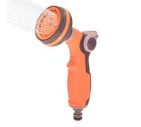 Buse de pulvérisation à 8 motifs, outil de tuyau haute pression avec construction anti-fuite, balai en métal antidérapant, pulvérisateur de jardin avec style ergonomique, accessoire d'eau pour voiture
