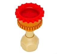 Buse de pulvérisation agricole réglable à quatre trous avec pulvérisation directe et filetage interne pour une application efficace de l'eau dans les milieux agricoles (plastique rouge)