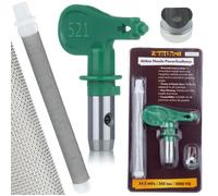 Buse de Pulvérisation Airless 521 - Jet 25 cm | Filtre 60 Mesh Inclus | Haute Précision | Série PowerXcellence