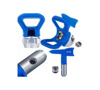 Zenthril Kit SoftFlow 516 - Buse de pulvérisation basse pression + protection de buse FFLP | Largeur de pulvérisation 25 cm | Pour acrylique, émulsion, émail | Compatible avec Graco, Wagner, Titane |