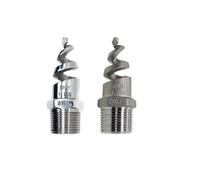 Buse de pulvérisation conique mâle en spirale, 1 pièce, 1/4", 3/8", 1/2", 3/4", 1" - 2", en acier inoxydable 304(No-Polishing,SUS 304,1/4")