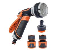 Buse de pulvérisation de jardin, buse d'irrigation de jardin | Embout de tuyau d'arrosage avec poignée antidérapante, pulvérisateur haute pression, embout de tuyau robuste pour nettoyer et doucher les