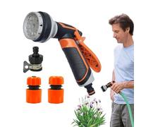Buse de pulvérisation de jardin | Poignée confortable - Pulvérisateur à main à haute pression - Embout de tuyau robuste pour le nettoyage, la douche des animaux domestiques
