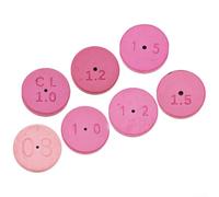 Buse de pulvérisation de poterie pour pulvérisateur haute pression, disque d'atomiseur agricole avec options de 15 mm et 18 mm, pointe d'orifice de brumisation de jardin pour distributeur de liquide