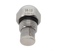 Buse de pulvérisation en acier inoxydable 1/4 BSPT, orifice de 0,3 à 1,5 mm, pulvérisation fine pour irrigation, humidification, refroidissement, contrôle de la poussière, brouillard paysager (1,0 mm)