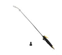 Buse de pulvérisation en acier inoxydable de 74 cm, buse réglable avec valve d'arrêt pour tuyau de 3/8", arrosage du jardin, lutte contre les mauvaises herbes, protection des plantes, raccord en