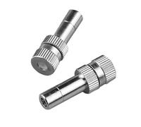 Buse de pulvérisation en Laiton à Connexion Rapide de 6mm, 50 pièces, pour pulvérisateur de Jardin, brumisation, système d'irrigation de Machine à Brouillard de Refroidissement(0.7mm)