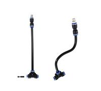 Buse de pulvérisation en Laiton Basse Pression 10 pièces 8 mm, raccord Rapide en T 12-8-12 mm, Tuyau à Flexion Libre 7,8 Pouces (Taille : Orifice de buse 0,3 mm)