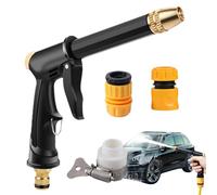 Buse de pulvérisation en métal, pistolet pulvérisateur d'eau, buse de tuyau d'arrosage haute pression, out d'arrosage de jardin, pulvérisateur portatif pour arroser la pelouse, le lavage de voiture,