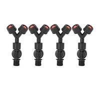Buse de pulvérisation G3/8 DN10 double buse anti-goutte accessoire 4 pièces buse d'irrigation par atomisation précise pour pulvérisateur à dos électrique agricole humidification