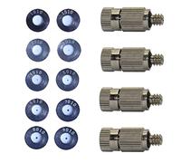 Buse de pulvérisation haute pression, 20 buses brumisation for système refroidissement, en laiton, orifice 0,004 à,039" (0,8 mm)(0.2mm)