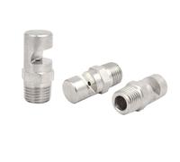 Buse de pulvérisation haute pression, Buse de ventilateur plat BSPT en acier inoxydable 304, 1/8 à 3/4, 120-150 degrés, paquet 2 ou 5 pièces(3/4 Wide Angle Fan Nozzle (Hole Diameter 9.3mm),5pcs)