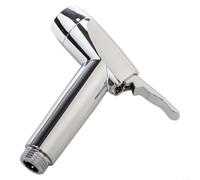 Buse de pulvérisation portable pour femme avec douche pressurisée multifonction, double mode de débit d'eau pour le nettoyage des toilettes et l'arrosage extérieur (argenté)