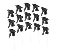 Buse de Pulvérisation pour Flacon 28/400, Lot de 15, PP Noir | Tube Ajustable à Couper, Rondelle Interne et Joint D’étanchéité, Usage Jardinage et Nettoyage